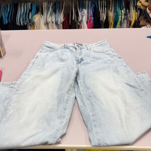 Casual Light Blue Boyfriend Jeans